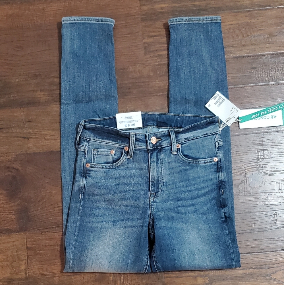 NWT H&M skinny Jean's size 27